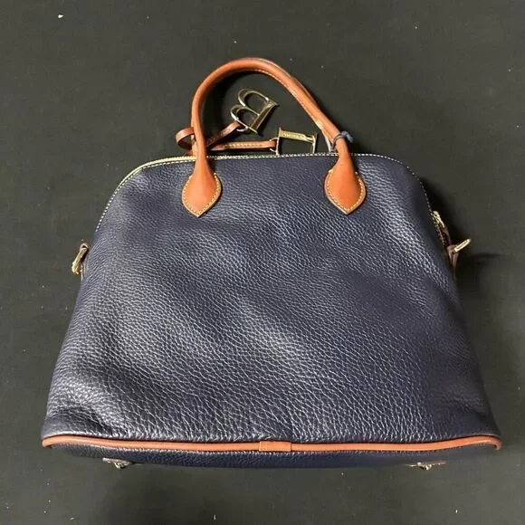 New Dooney and Bourke Pebble Grain Large Domed Satchel